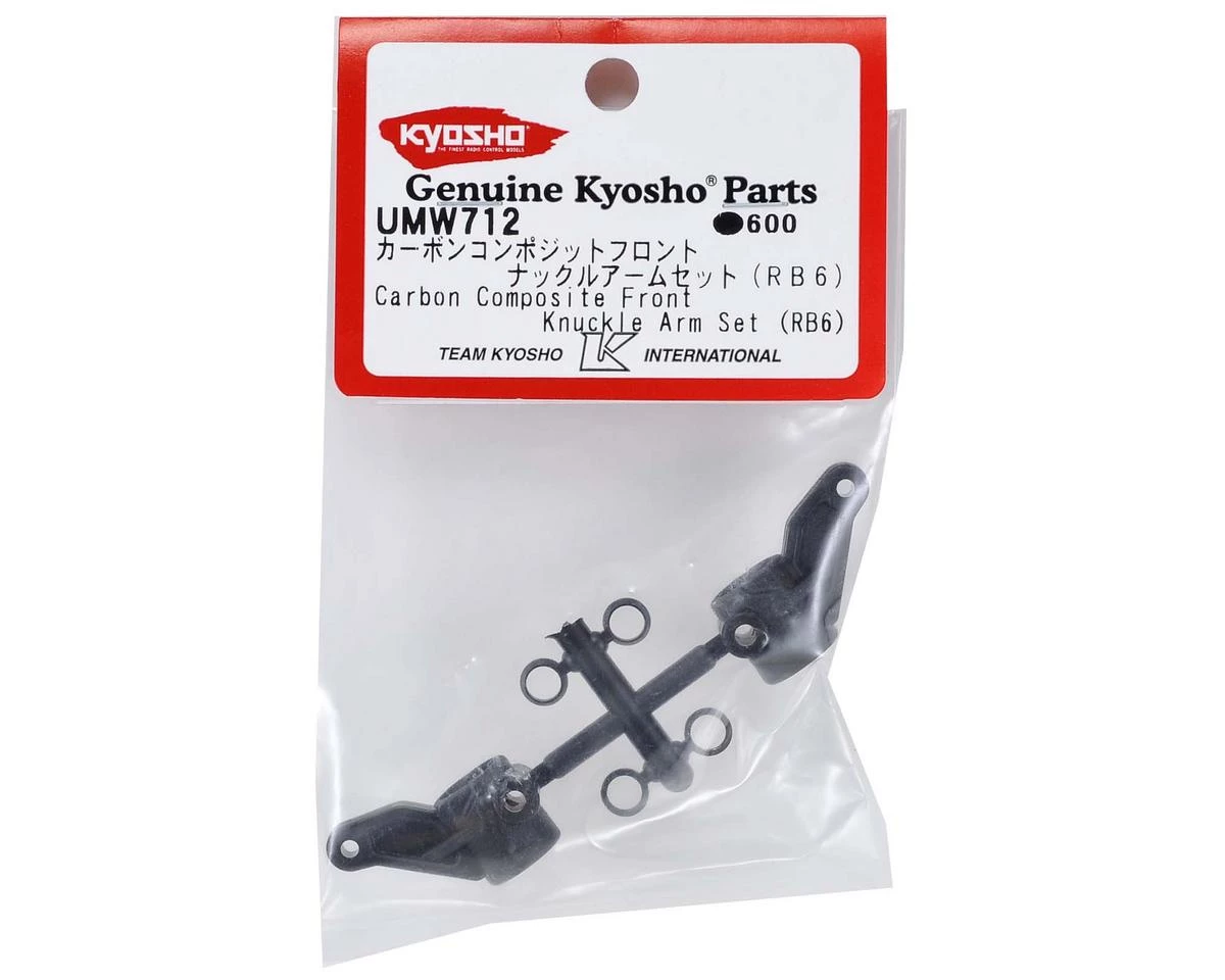 Kyosho RB6 Carbon Composite Front Knuckle Set 4 Kyosho RB6 Carbon Composite Front Knuckle Set - Image 2