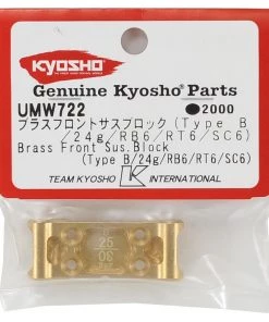 Kyosho Brass Front Suspension Mount Block (Type-B) -Kyosho sale2022 kyoumw722 1