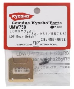 Kyosho LDW Rear Weight (Brass) (28g) -Kyosho sale2022 kyoumw750 1