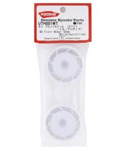Kyosho Ultima 8D 50mm Front Wheel (White) (2) -Kyosho sale2022 kyouth001wt 2