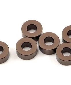 Kyosho 3x7x3mm Aluminum Washer (Gun Metal) (6)
