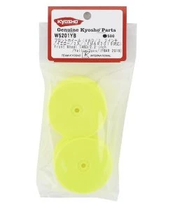 Kyosho 12mm Hex 2.2" 4WD Front Wheels (RB7) (2) (Yellow) -Kyosho sale2022 kyow5201yb 2