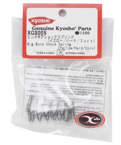 Kyosho Big Bore Front Shock Spring (Yellow/Hard) (2) -Kyosho sale2022 kyoxgs005 1