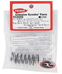 Kyosho Big Bore Front Shock Spring Set (Orange/Super Hard) (2) 5 Kyosho Big Bore Front Shock Spring Set (Orange/Super Hard) (2) -Kyosho sale2022 kyoxgs006 1