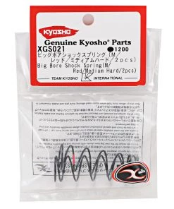 Kyosho Medium Length Big Bore Shock Spring (Red/Medium-Hard) -Kyosho sale2022 kyoxgs021 1