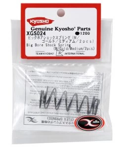 Kyosho Medium Length Big Bore Front Shock Spring Set (Gold/Medium) (2) -Kyosho sale2022 kyoxgs024 1